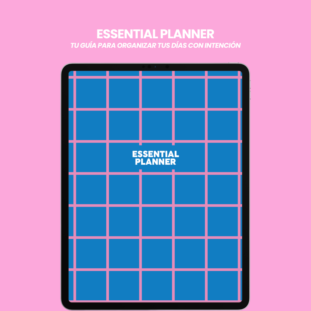 Grid Pink ESSENTIAL PLANNER