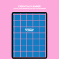 Grid Pink ESSENTIAL PLANNER