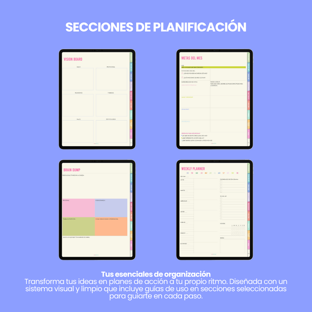 Retro Lime ESSENTIAL PLANNER