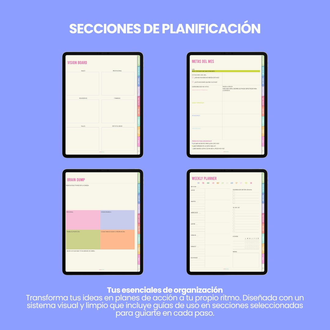 Retro Lime ESSENTIAL PLANNER