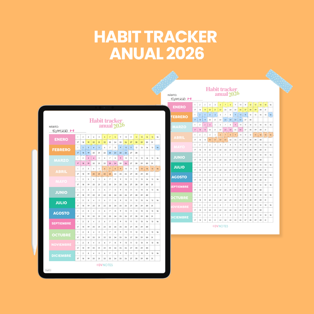 HABIT TRACKER ANUAL 2026