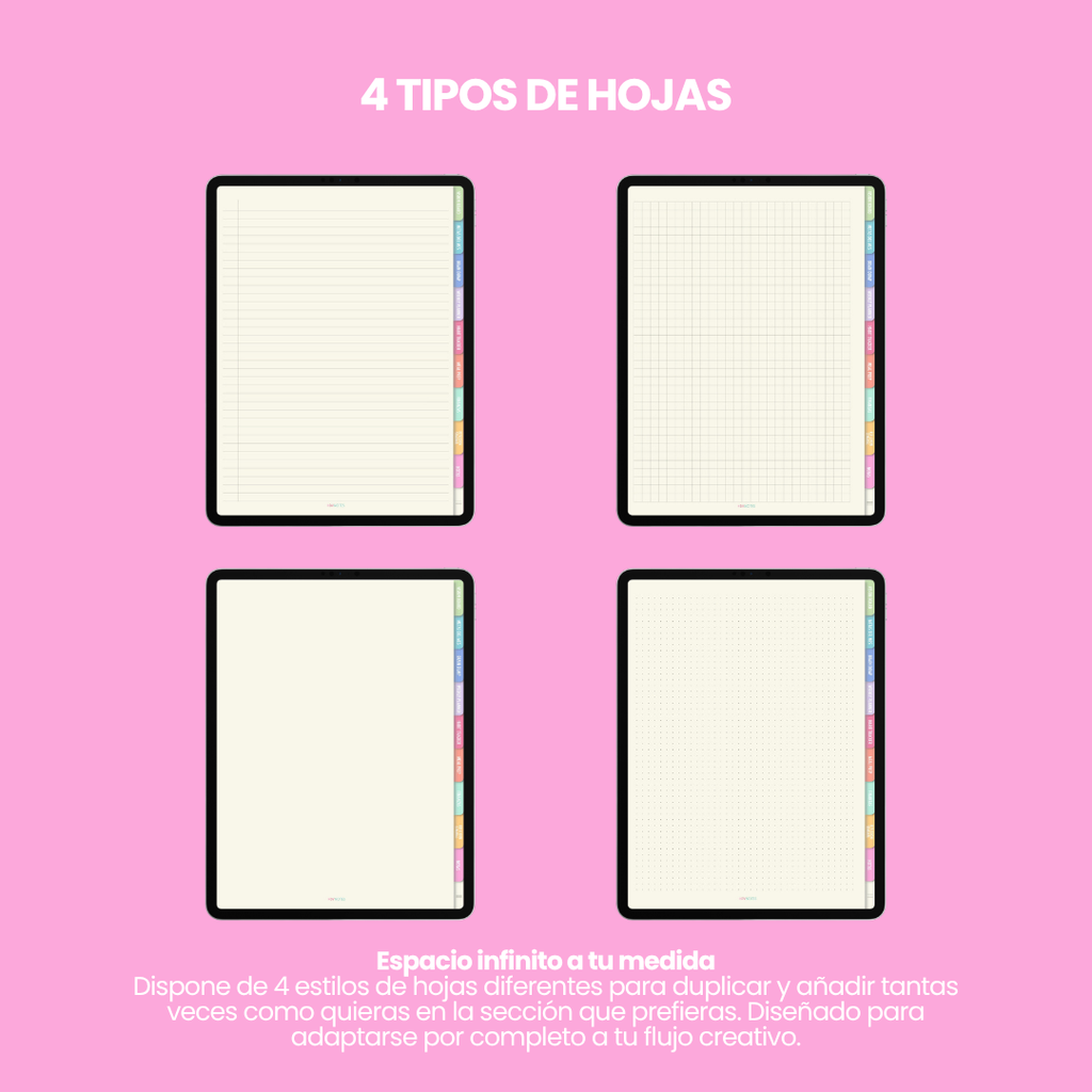 Grid Pink ESSENTIAL PLANNER
